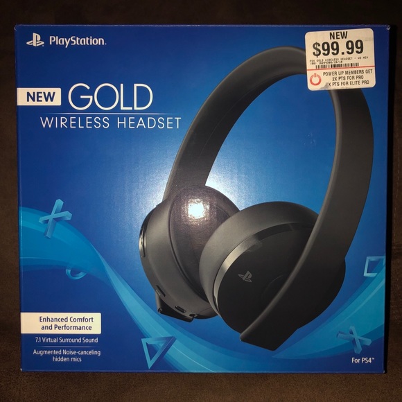 Gold Wireless Headset - Picture 1 of 4